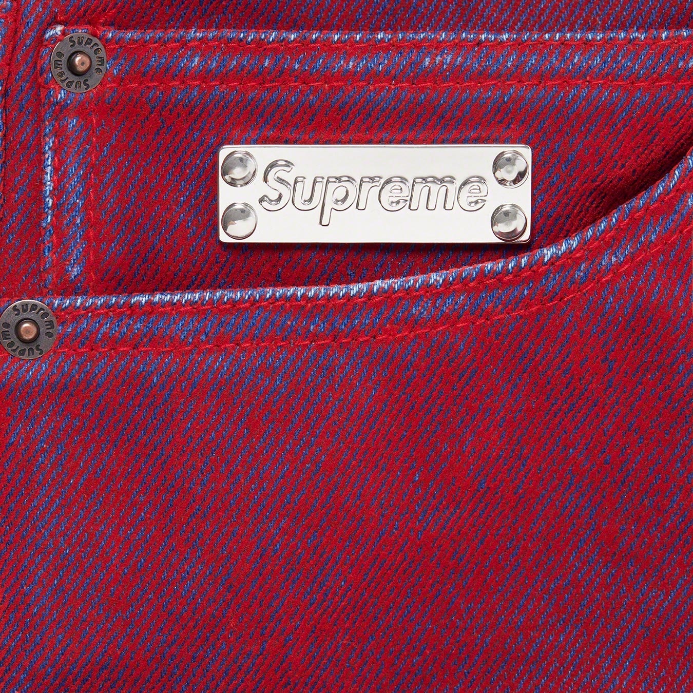 Flocked Regular Jean view 5